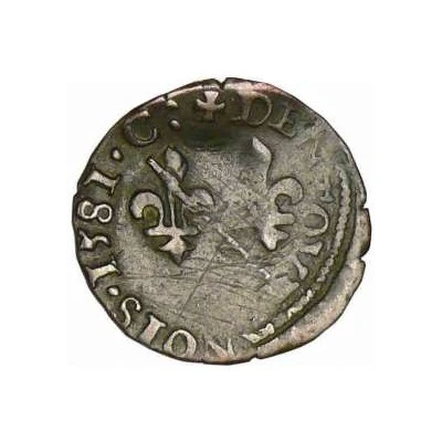 Denier Tournois - Louis II 2nd type back