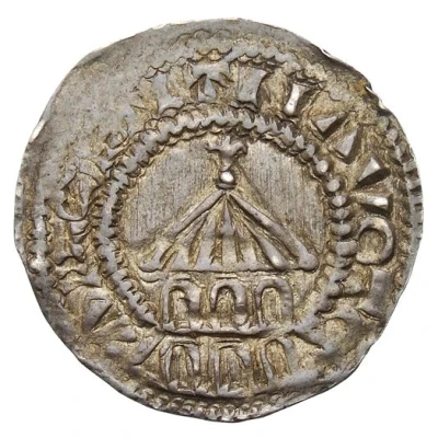 Denier - Uto III and king Otto I ND front