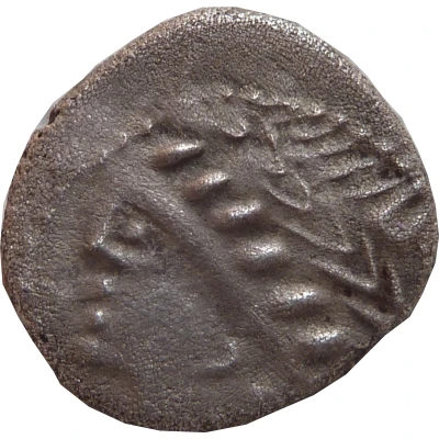 Denier VOL with horse and rowel 80 BC - 75 BC front