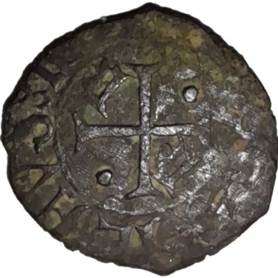 Denier "Vaquette" - Henry I of Albret ND back