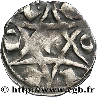 Denier - William I of Chauvigny Crescent ND back