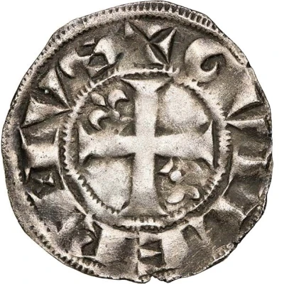 Denier - William I of Chauvigny lily ND front