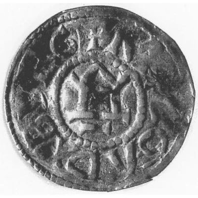 Denier anonyme au nom du roi Otton III ND front