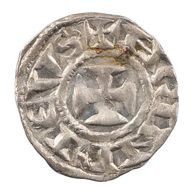 Denier with S - Henry III Lyon front