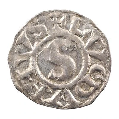 Denier with S - Henry III Lyon back