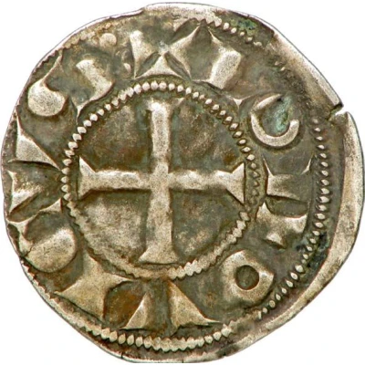 Denier with aligned annulets - Immobilization of Louis IV ND front