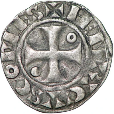 Denier with annulet - Henry II Troyes ND front