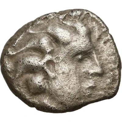 Denier with lyre 100 BC - 52 BC front