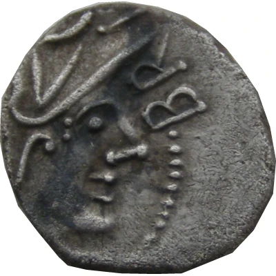 Denier with rider BRI / COMA 80 BC - 70 BC front