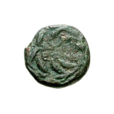 Dichalkon Aigion 200 BC - 175 BC back