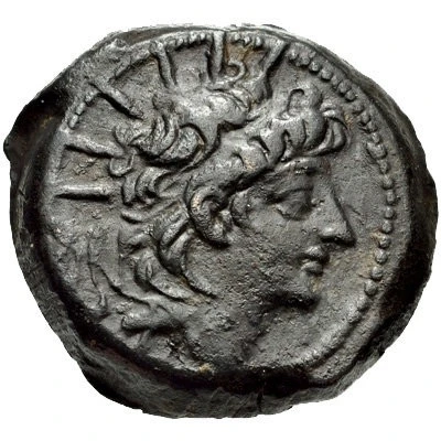 Dichalkon - Alexander II Zabinas 128 BC - 123 BC front