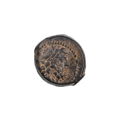 Dichalkon - Demetrios II Nikator Antioch 129 BC - 128 BC front