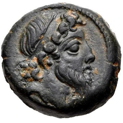 Dichalkon - Demetrios II Nikator DamascusTyre 184 129 BC front