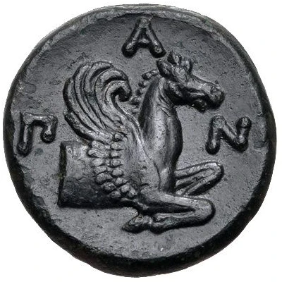 Dichalkon - Paerisades I Panticapaeum 320 BC - 310 BC back