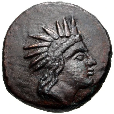 Dichalkon - Parisades IV Philometor Panticapaeum 135 BC - 125 BC front