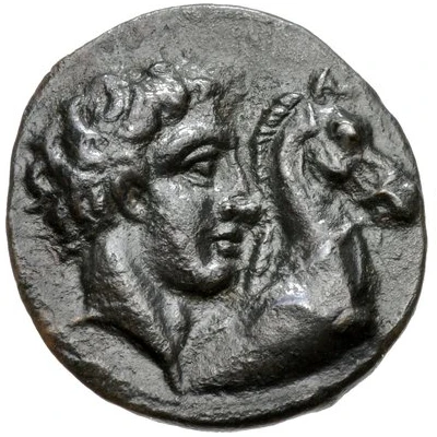 Dichalkon 340 BC - 330 BC front