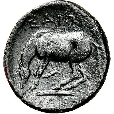 Dichalkon 400 BC - 350 BC back