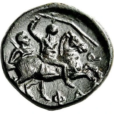 Dichalkon 400 BC - 375 BC back