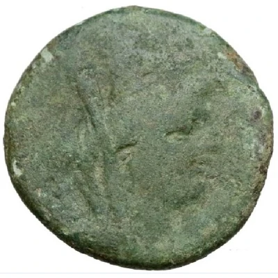 Dichalkos Astarte on prow of galley 98 BC - 10 BC front