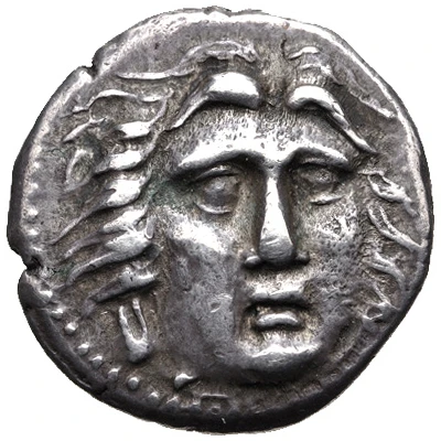 Didrachm - Charistidas 210 BC - 185 BC front