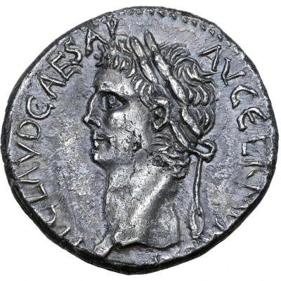 Didrachm - Claudius DE BRITANNIS front