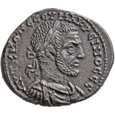 Didrachm - Macrinus TYXH TAPCOY MHT A M K; Tarsus front