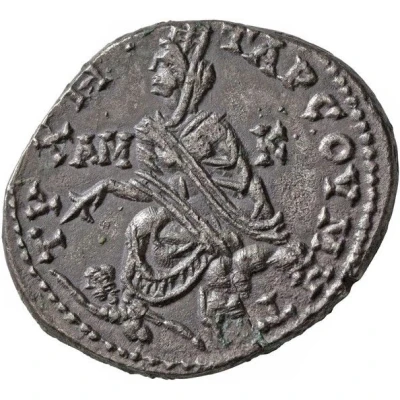 Didrachm - Macrinus TYXH TAPCOY MHT A M K; Tarsus back