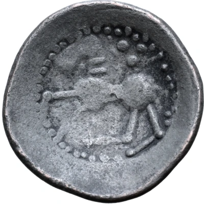 Didrachm Sattelkopfpferd Type of Inotesti-Racoasa 300 BC - 101 BC back