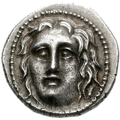 Didrachm - Sostratos 210 BC - 185 BC front