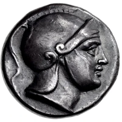 Didrachm 260 BC - 205 BC front