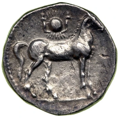 Didrachm 218 BC - 208 BC back