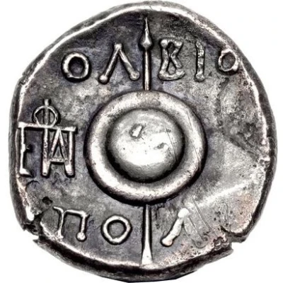 Didrachm 110 BC - 100 BC back