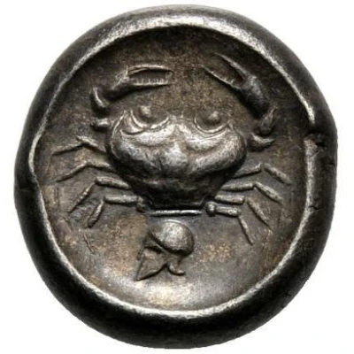 Didrachm 495 BC - 478 BC back