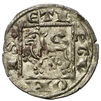 Dinero "burgales" - Alfonso X no mintmark ND back