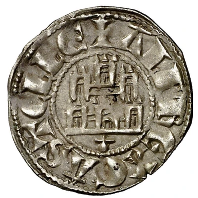 Dinero "prieto" - Alfonso X Coruna ND front