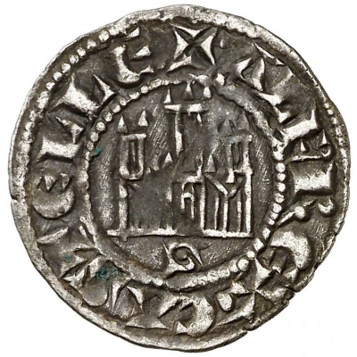 Dinero "prieto" - Alfonso X Seville ND front