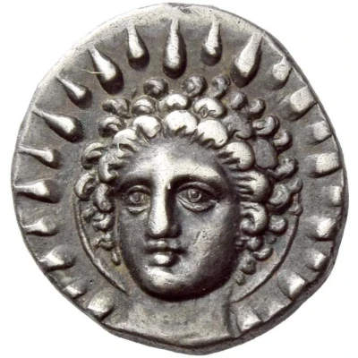 Diobol In the name of Alexander I Molossus 330 BC - 310 BC front