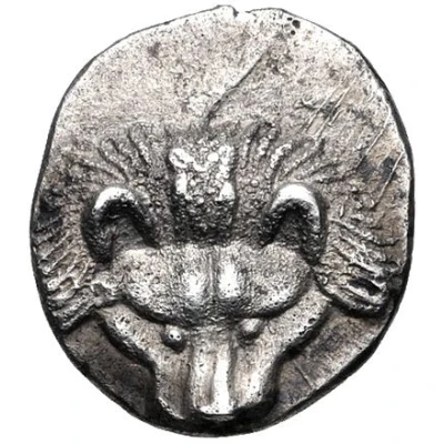 Diobol Panticapaeum 410 BC - 380 BC front