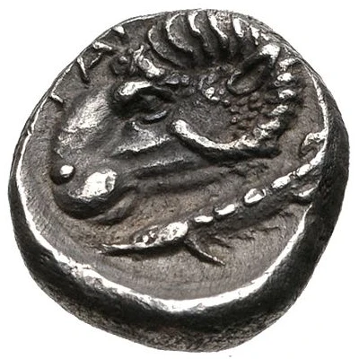 Diobol Panticapaeum 400 BC - 380 BC back