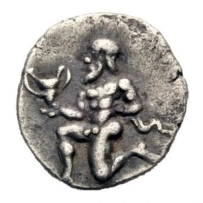 Diobol - Saratokos Type III 407 BC - 369 BC front