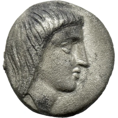 Diobol - Saratokos Type I 407 BC - 369 BC front