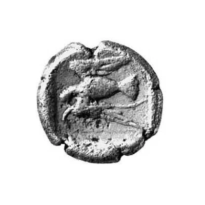 Diobol - Sparadokos horse facing right 450 BC - 440 BC back