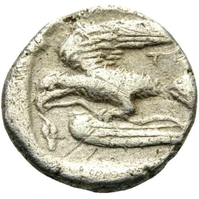 Diobol - Sparadokos 450 BC - 440 BC back