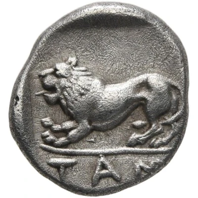 Diobol Tamyrake 400 BC - 375 BC back