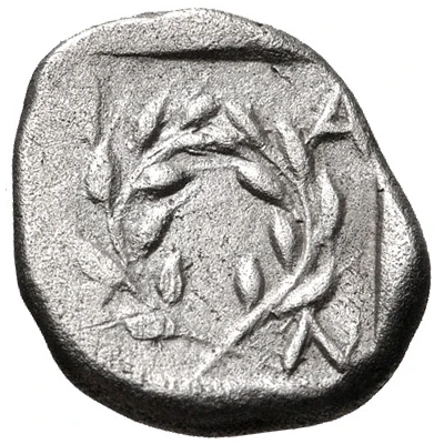 Diobol 450 BC - 400 BC back