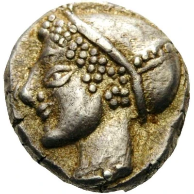 Diobol 521 BC - 478 BC front