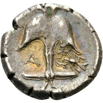 Diobol 450 BC - 300 BC back