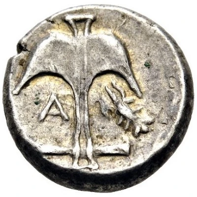 Diobol 450 BC - 400 BC back