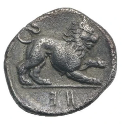 Diobol 432 BC - 420 BC back