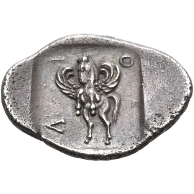 Diobol 450 BC - 415 BC back